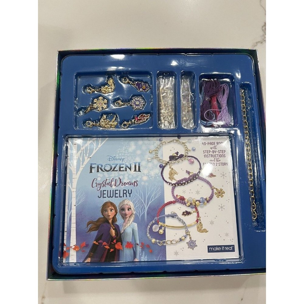 Frozen II Swarovski Crystal Dreams Jewelry Bracelet Set, 75 Pieces, Disney, NEW